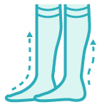 compression socks icon