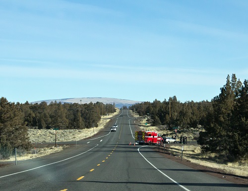 cars driving on road