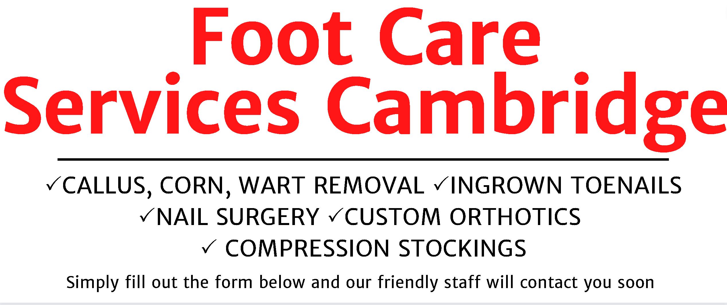 Foot Care Clinic Cambridge, Chiropody