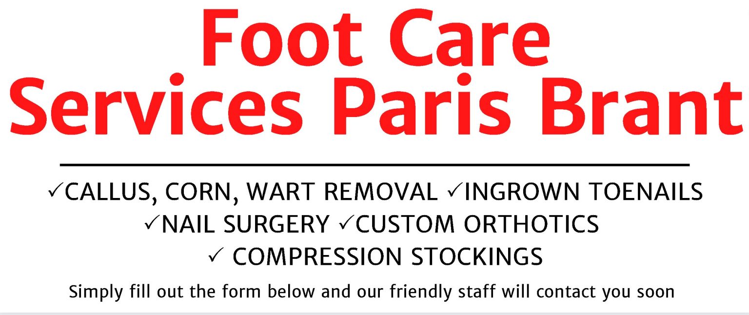 Foot Care Clinic Paris Brantford Chiropody Wilson Health Services